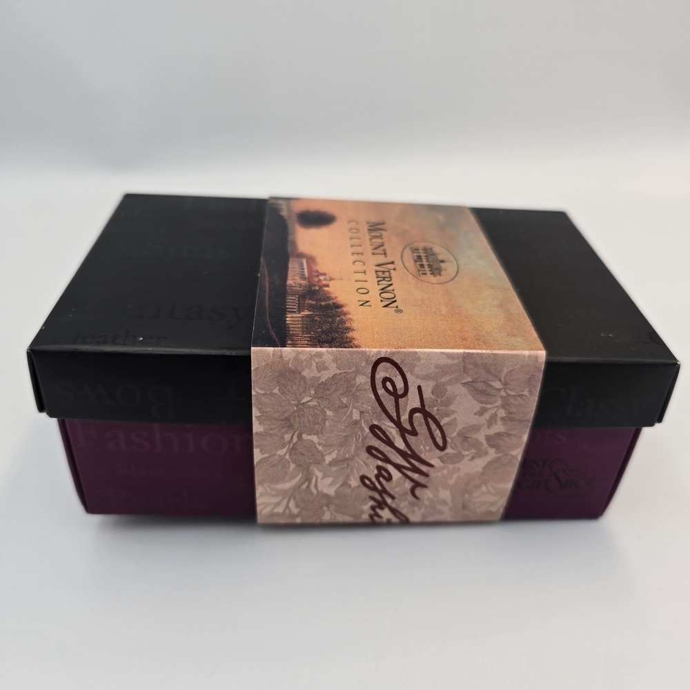 Just The Right Shoe George Washington In Box Raine Willetts COA 2000 Vintage - Picture 8 of 10